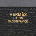エルメス HERMES バーキン35 ブラック レザー ヴァッシュリエージュ ハンドバッグ ゴールド金具 黒