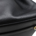 エルメス HERMES バーキン35 ブラック レザー ヴァッシュリエージュ ハンドバッグ ゴールド金具 黒