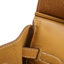 エルメス HERMES オータクロア32 ナチュラルサブレ フィヨルド ハンドバッグ シルバー金具 茶