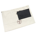 エルメス HERMES ヴァルパライソ PM ポティロン トワルシェブロン スイフト ハンドバッグ シルバー金具 黒