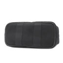 エルメス HERMES ヴァルパライソ PM ポティロン トワルシェブロン スイフト ハンドバッグ シルバー金具 黒