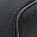 エルメス HERMES ヴァルパライソ PM ポティロン トワルシェブロン スイフト ハンドバッグ シルバー金具 黒