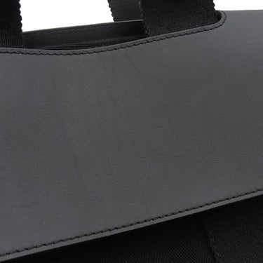 エルメス HERMES ヴァルパライソ PM ポティロン トワルシェブロン スイフト ハンドバッグ シルバー金具 黒