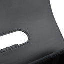 エルメス HERMES ヴァルパライソ PM ポティロン トワルシェブロン スイフト ハンドバッグ シルバー金具 黒