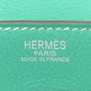 エルメス HERMES バーキン25 ラゴン ヴォースイフト ハンドバッグ シルバー金具 青緑