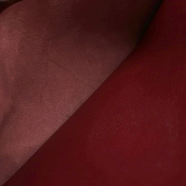 エルメス HERMES バーキン35 ルージュアッシュ フィヨルド ハンドバッグ シルバー金具 赤