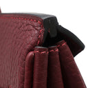 エルメス HERMES バーキン35 ルージュアッシュ フィヨルド ハンドバッグ シルバー金具 赤