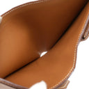 エルメス HERMES ジュラ ゴールド シッキム 二つ折り財布 シルバー金具 茶 コンパクト財布