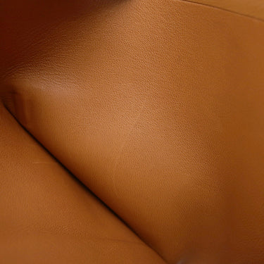 エルメス HERMES ジュラ ゴールド シッキム 二つ折り財布 シルバー金具 茶 コンパクト財布