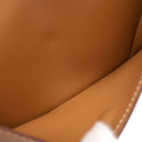 エルメス HERMES ジュラ ゴールド シッキム 二つ折り財布 シルバー金具 茶 コンパクト財布