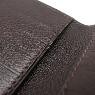 エルメス HERMES MC2 コペルニクス ブラウン系×オレンジ系 エバーカラー 二つ折り財布 茶