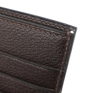 エルメス HERMES MC2 コペルニクス ブラウン系×オレンジ系 エバーカラー 二つ折り財布 茶
