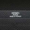 エルメス HERMES MC2 メンデル ブラック ヴォーエプソン 長財布 黒 二つ折り
