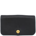 エルメス HERMES ドゴンGM ブラック トリヨンクレマンス 長財布 ゴールド金具 黒