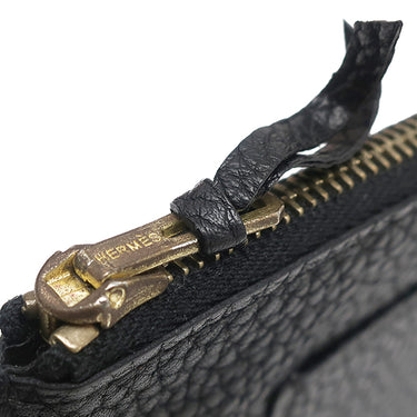 エルメス HERMES ドゴンGM ブラック トリヨンクレマンス 長財布 ゴールド金具 黒