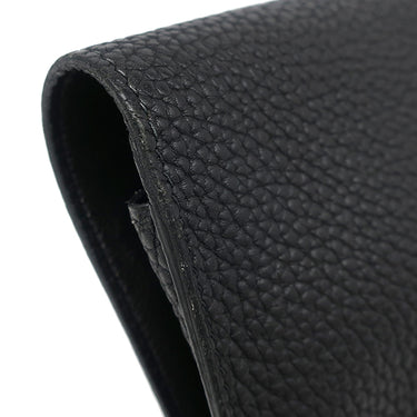 エルメス HERMES ドゴンGM ブラック トリヨンクレマンス 長財布 ゴールド金具 黒