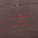 ルイヴィトン LOUIS VUITTON ジッピーオーガナイザー N60003 エベヌ ダミエキャンバス 長財布 ゴールド金具 茶