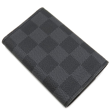 ルイヴィトン LOUIS VUITTON ミュルティクレ 6 N62662 ダミエグラフィット ダミエグラフィットキャンバス キーケース シルバー金具 黒 グレー 6本 6連 鍵入れ