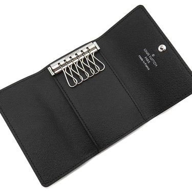 ルイヴィトン LOUIS VUITTON ミュルティクレ 6 N62662 ダミエグラフィット ダミエグラフィットキャンバス キーケース シルバー金具 黒 グレー 6本 6連 鍵入れ