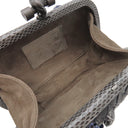 ボッテガヴェネタ BOTTEGA VENETA インペロ ノット ブラック レザー クラッチバッグ マットブラック金具 黒 限定品