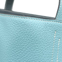 エルメス HERMES ドゥブルセンス 28 ブルーアトール×コールヴェール トリヨンクレマンス トートバッグ 水色 紺 リバーシブル