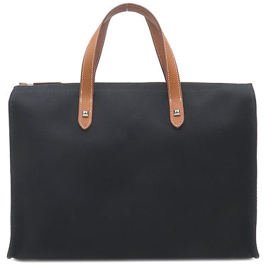 エルメス HERMES カバスミラ PM ブラック トワルアッシュ トートバッグ シルバー金具 黒 キャンバス