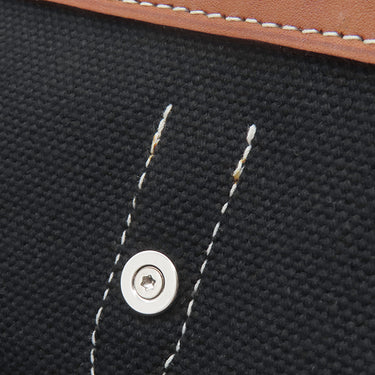 エルメス HERMES カバスミラ PM ブラック トワルアッシュ トートバッグ シルバー金具 黒 キャンバス