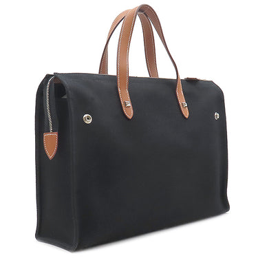 エルメス HERMES カバスミラ PM ブラック トワルアッシュ トートバッグ シルバー金具 黒 キャンバス