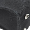 エルメス HERMES カバスミラ PM ブラック トワルアッシュ トートバッグ シルバー金具 黒 キャンバス