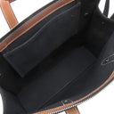 エルメス HERMES カバスミラ PM ブラック トワルアッシュ トートバッグ シルバー金具 黒 キャンバス