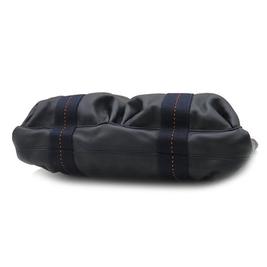 エルメス HERMES キャラバン ホリゾンタル MM ネイビー ヴォーデルマ 2WAYバッグ ブラック金具 ハンドバッグ ショルダー