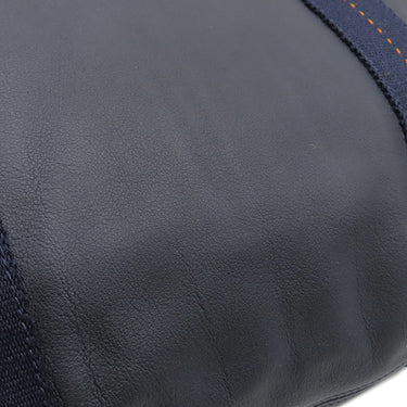 エルメス HERMES キャラバン ホリゾンタル MM ネイビー ヴォーデルマ 2WAYバッグ ブラック金具 ハンドバッグ ショルダー