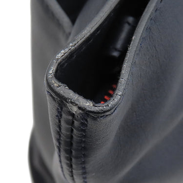 エルメス HERMES キャラバン ホリゾンタル MM ネイビー ヴォーデルマ 2WAYバッグ ブラック金具 ハンドバッグ ショルダー