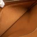 エルメス HERMES ケリー35 内縫い チェスナッツ オーストリッチ 2WAYバッグ ゴールド金具 茶