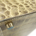 エルメス HERMES ケリー32 内縫い ヴェールセラドンナチュラ ニロティカス 2WAYバッグ ゴールド金具 薄緑 グラデーション クロコ ハンドバッグ ショルダー