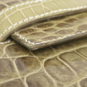 エルメス HERMES ケリー32 内縫い ヴェールセラドンナチュラ ニロティカス 2WAYバッグ ゴールド金具 薄緑 グラデーション クロコ ハンドバッグ ショルダー