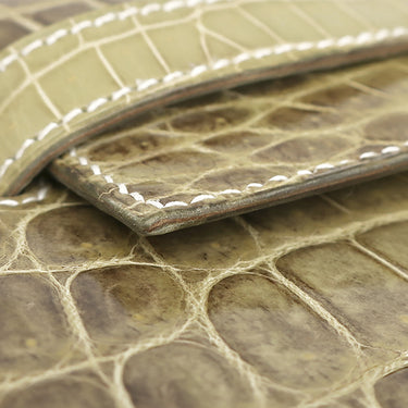 エルメス HERMES ケリー32 内縫い ヴェールセラドンナチュラ ニロティカス 2WAYバッグ ゴールド金具 薄緑 グラデーション クロコ ハンドバッグ ショルダー