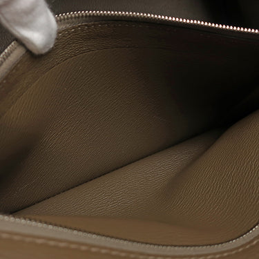 エルメス HERMES バーキン30 オリガン アリゲーターマット ハンドバッグ シルバー金具 茶