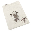 エルメス HERMES バーキン30 オリガン アリゲーターマット ハンドバッグ シルバー金具 茶