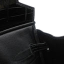 エルメス HERMES バーキン30 ブラック ポロサス ハンドバッグ シルバー金具 黒 クロコ