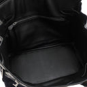 エルメス HERMES バーキン 35 ブラック ポロサス ハンドバッグ シルバー金具 黒 クロコ