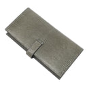 エルメス HERMES ベアンスフレ グリフォンセ リザード 長財布 シルバー金具 二つ折り財布