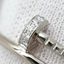 カルティエ Cartier ジュストアンクル リング ホワイトゴールド K18WG ダイヤモンド #55(JP15) リング 指輪 Au750 K18 WG ダイヤ スパイラルデザイン