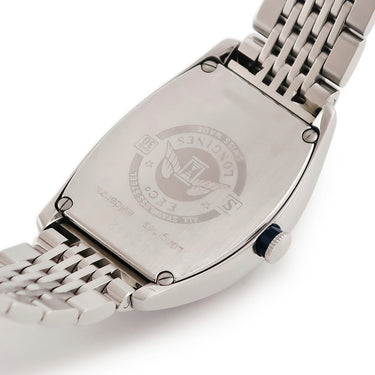 腕時計 ロンジン LONGINES エヴィデンツァ L2.642.4 自動巻き メンズ デイト スモールセコンド ギョウシェ 青針 トノー