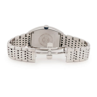 腕時計 ロンジン LONGINES エヴィデンツァ L2.642.4 自動巻き メンズ デイト スモールセコンド ギョウシェ 青針 トノー