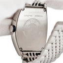 腕時計 ロンジン LONGINES エヴィデンツァ L2.642.4 自動巻き メンズ デイト スモールセコンド ギョウシェ 青針 トノー