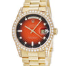腕時計 ロレックス ROLEX デイデイト 36 18388A S番 自動巻き メンズ S番 K18YG無垢 純正ダイヤ レッド グラデーション トリチウム