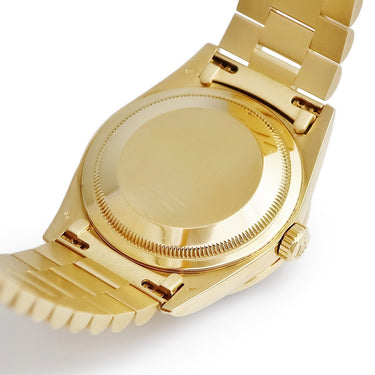 腕時計 ロレックス ROLEX デイデイト 36 18388A S番 自動巻き メンズ S番 K18YG無垢 純正ダイヤ レッド グラデーション トリチウム