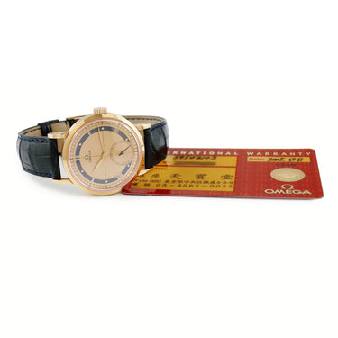 腕時計 オメガ OMEGA ルネッサンス 1894 オメガ生誕100周年記念モデル 5950.31.03 手巻き メンズ K18PG無垢 スモールセコンド 限定