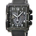 腕時計 ジェイコブ JACOB エピック I クロノグラフ JC-V2Q2B 自動巻き メンズ カーボン ブラックPVD加工SS デイト スクエア 限定